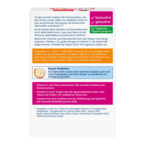 Doppelherz aktiv C+Zink+E Depot-Tabletten