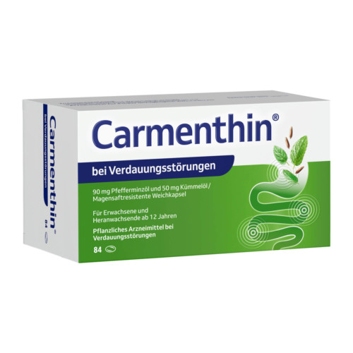 Carmenthin Weichkapseln bei Verdauungsst&ouml;rungen
