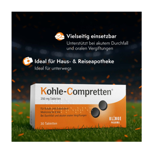 Kohle-Compretten Tabletten
