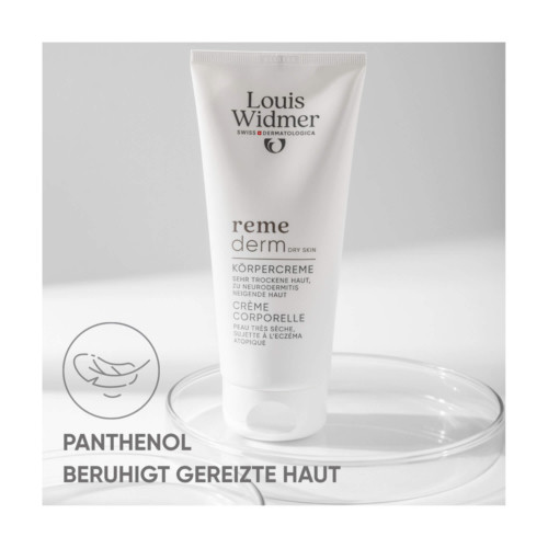 Louis Widmer remederm K&ouml;rpercreme leicht parf&uuml;miert