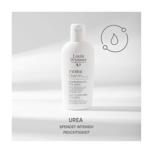 Widmer remederm K&ouml;rpermilch 10% Urea leicht parf&uuml;miert