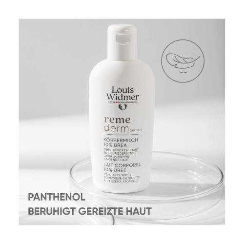 Widmer remederm K&ouml;rpermilch 10% Urea leicht parf&uuml;miert