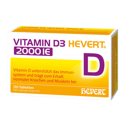 Vitamin D3 Hevert 2.000 I.E. Tabletten