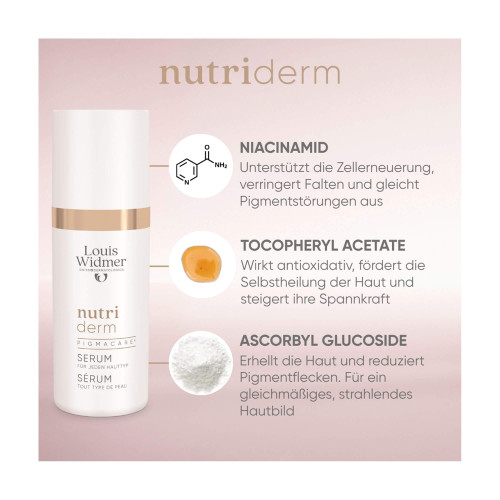 Widmer nutriderm Pigmacare Serum leicht parf&uuml;miert