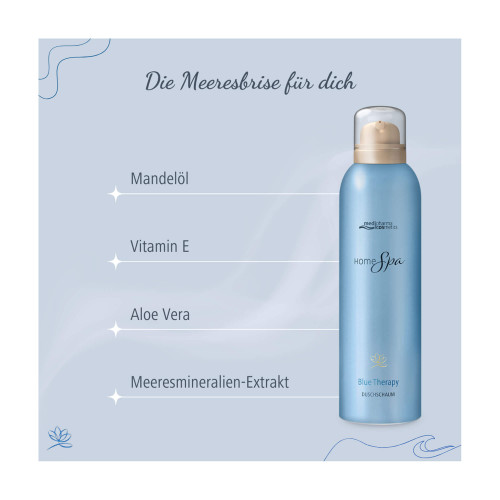 Home Spa Blue Therapy Duschschaum