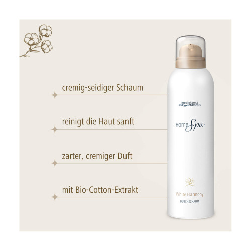 Home Spa White Harmony Duschschaum
