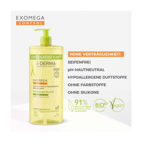 A-Derma Exomega Control Dusch&ouml;l