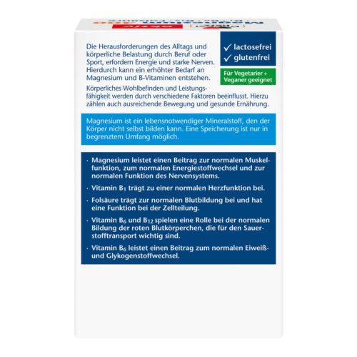Doppelherz aktiv Magnesium 400+B1+B6+B12 Fols&auml;ure