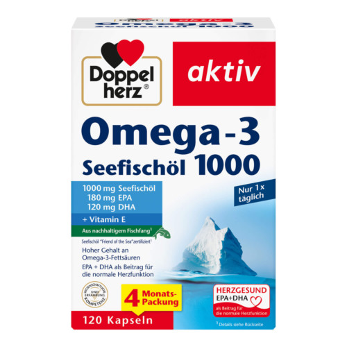 Doppelherz aktiv Omega-3 Seefisch&ouml;l 1000 Kapseln