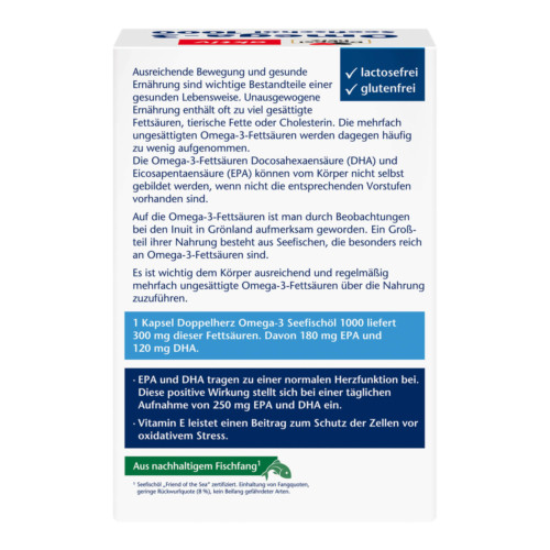 Doppelherz aktiv Omega-3 Seefisch&ouml;l 1000 Kapseln