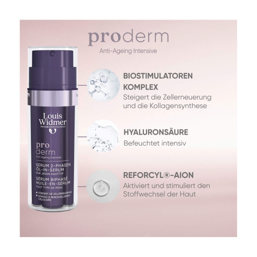 Widmer proderm Serum 2-Phasen &Ouml;l-in-Serum leicht parf&uuml;miert
