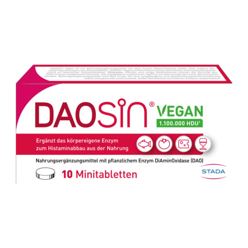 Daosin Vegan Tabletten bei Histaminunvertr&auml;glichkeit