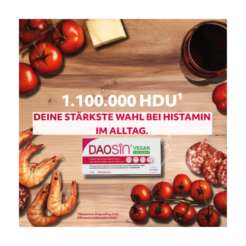 Daosin Vegan Tabletten bei Histaminunvertr&auml;glichkeit