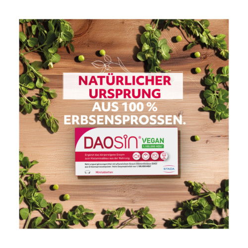 Daosin Vegan Tabletten bei Histaminunvertr&auml;glichkeit