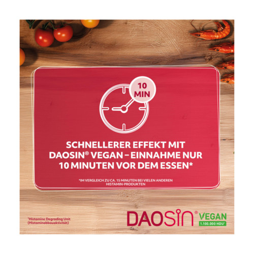 Daosin Vegan Tabletten bei Histaminunvertr&auml;glichkeit