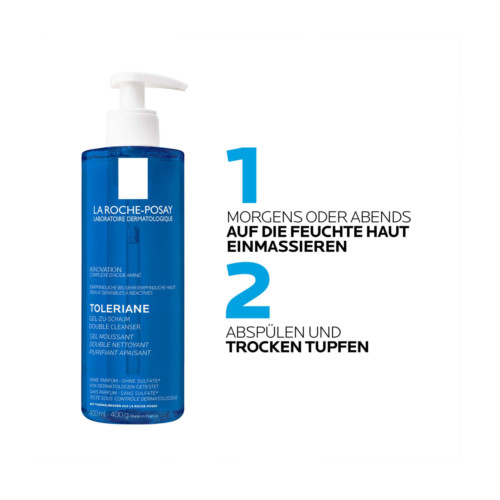 La Roche Posay Toleriane Gel-zu-Schaum Double Cleanser