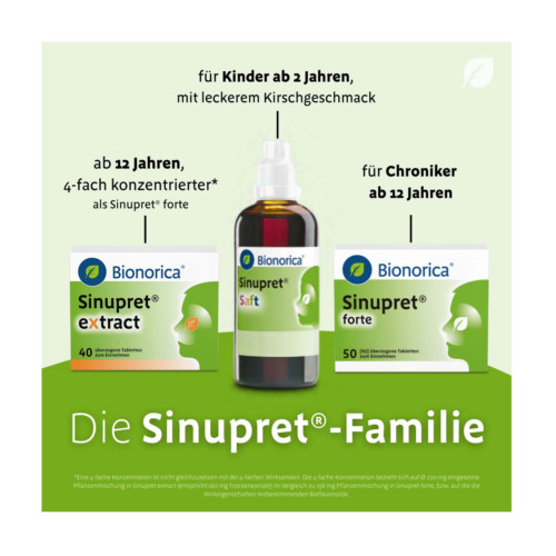 SINUPRET forte &uuml;berzogene Tabletten