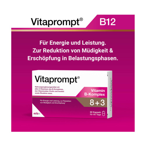 Vitaprompt Vitamin B-Komplex 8+3 Kapseln