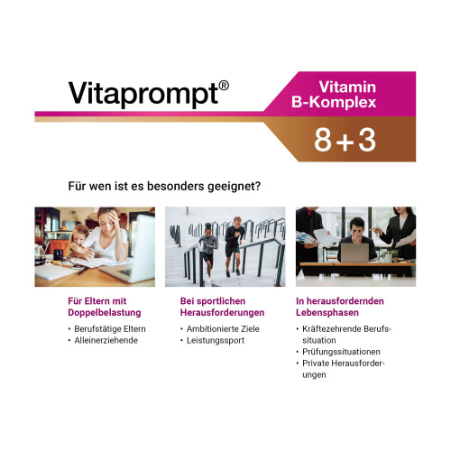 Vitaprompt Vitamin B-Komplex 8+3 Kapseln
