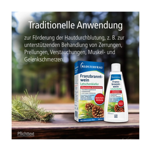 Klosterfrau Franzbranntwein Latschenkiefer Dosierflasche