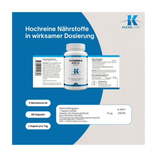 Vitamin D 400 I.E. Kapseln