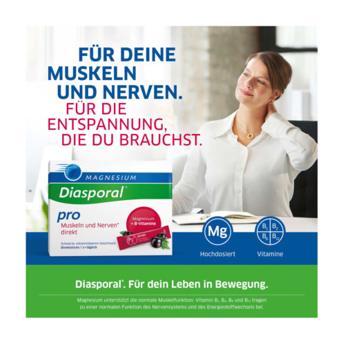 Magnesium-Diasporal pro Muskeln und Nerven direkt