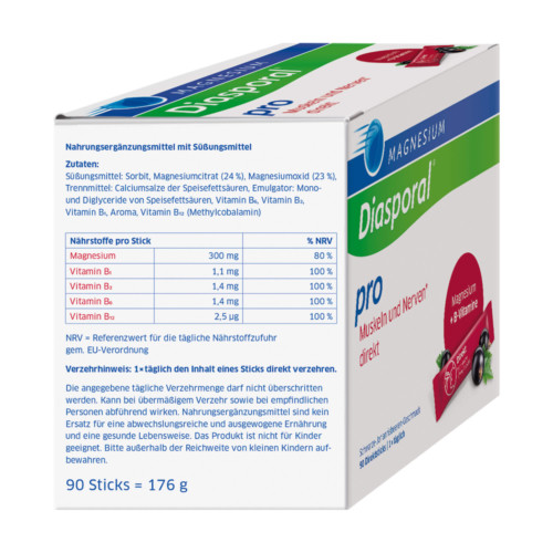 Magnesium-Diasporal pro Muskeln und Nerven direkt