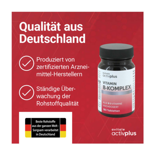 Activplus Vitamin B Komplex Tabletten