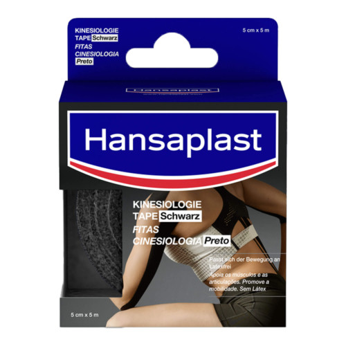 Hansaplast Sport Kinesiologie Tape 5 cmx5 m schwarz
