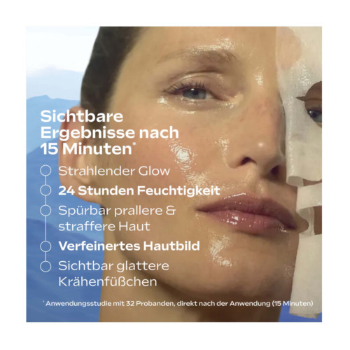 Weleda Exo Boost Collagen Tuchmaske Blauer Enzian