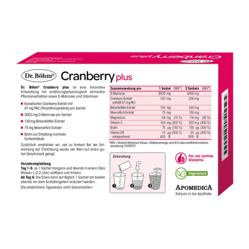 Dr. B&ouml;hm Cranberry plus Granulat