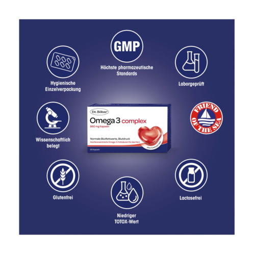 Dr. B&ouml;hm Omega-3 complex Kapseln